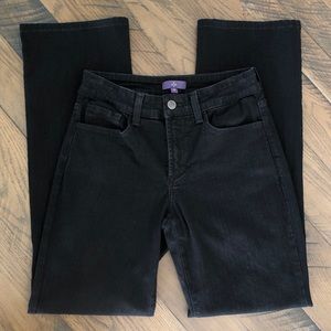 NYDJ Black Dark Denim Wash Straight Leg - 30” insm